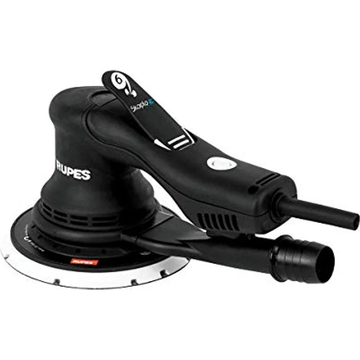 RUPES Skorpio E2 RX256A, bürstenloser Exzenterschleifer mit 6 Geschwindigkeitsstufen, ergonomischem Griff und integrierter Staubabsaugung – Bild 1