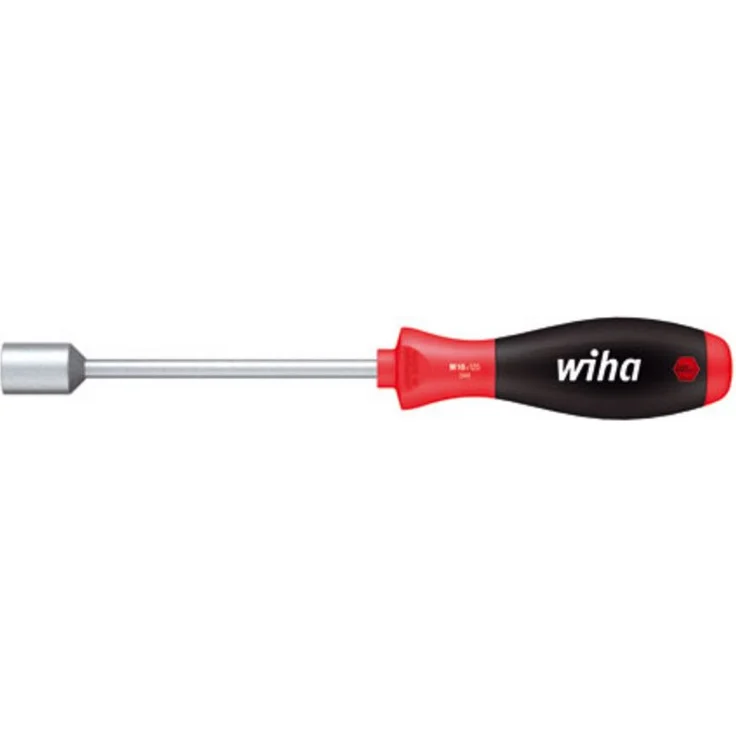 Wiha Dreikant-Schraubendreher M6 Kl, ergonomischer SoftFinish® Griff, Chrom-Vanadium Stahl, DIN 22424/22425 – Bild 1