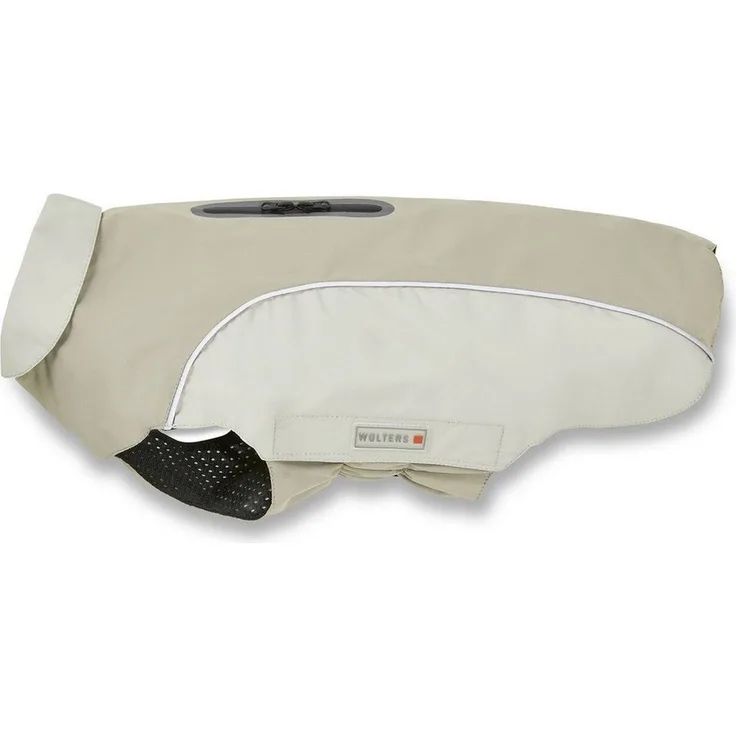 Wolters Hunderegenmantel Regenjacke Easy Rain taupe, wasserdicht bis Wassersäule 10.000 mm, reflektierend, atmungsaktiv