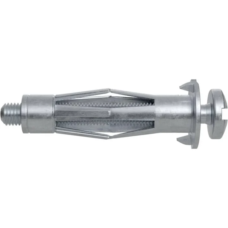 Fischer 090932 Hohlraum-Metalldübel HM 6x52 S K, 4 Stück, hohe Tragfähigkeit für Gipskarton und Hohlziegel