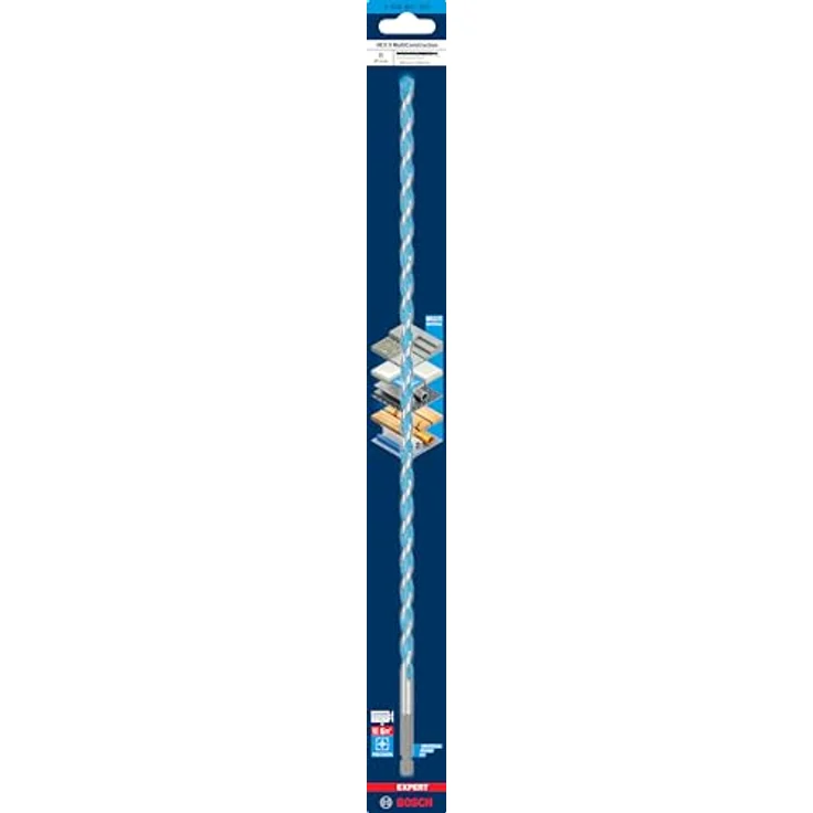 Bosch Expert HEX-9 Multi Construction Bohrer, 8 x 350 x 400 mm, präzise Bohrungen in Beton, Ziegel, Holz und Metall – Bild 2