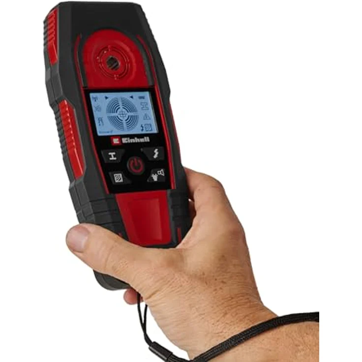 Einhell Ortungsgerät TE-MD 80, digitales Multifunktionsgerät zur Ortung von Metallen, Holz und spannungsführenden Leitungen, automatisch kalibriert – Bild 6