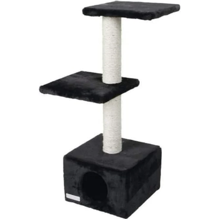 Kerbl Pet Kratzbaum Venus Sweet, schwarz, 30x30x85cm – Bild 2