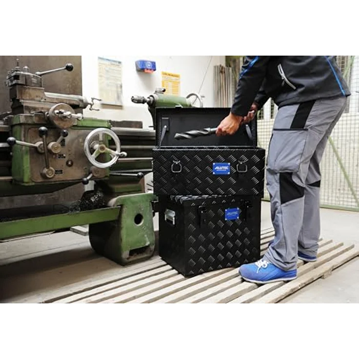 ALUTEC München Werkzeugkoffer ALUTEC Aluminiumbox Extreme 37 Schwarz, 37 ltr., (LxBxH) 600 x 250 x 250 mm – Bild 5