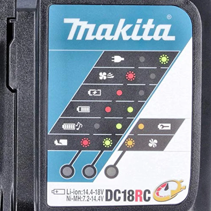 Makita BL1840B Akku 4,0 Ah 18V + DC18RC Schnellladegerät - LXT-Sortiment, 36 min Ladezeit, Ladestandanzeige – Bild 6