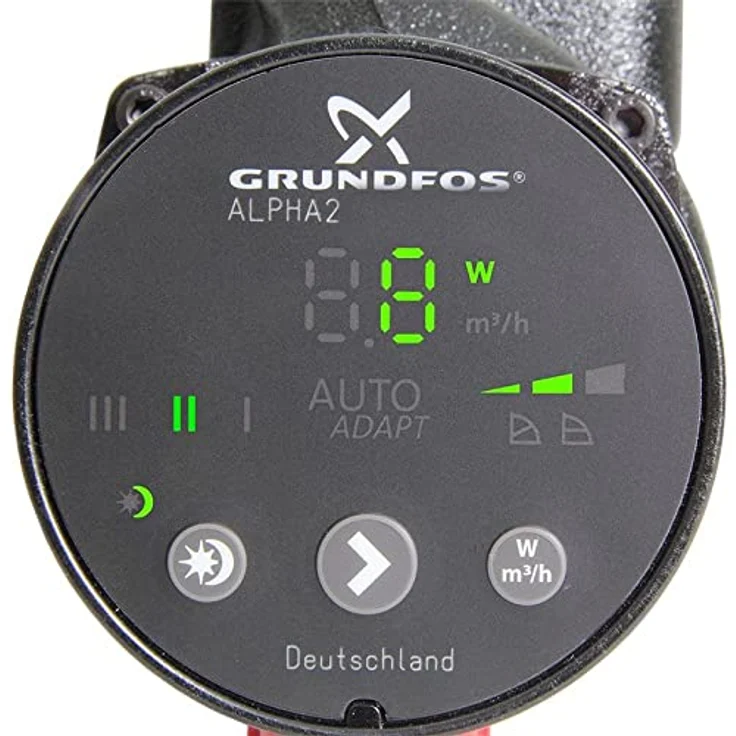 Grundfos Hocheffizienz-Umwälzpumpe Alpha2 25-60 N 180 mm – Bild 3