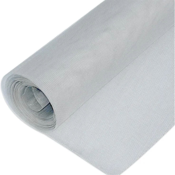 Intirilife Fliegennetz aus Fiberglas Weiß Meterware Breite 150cm Maschenweite 1,2mm - UV beständig Fliegengitter Insektenschutz Gitter Fenster Tür