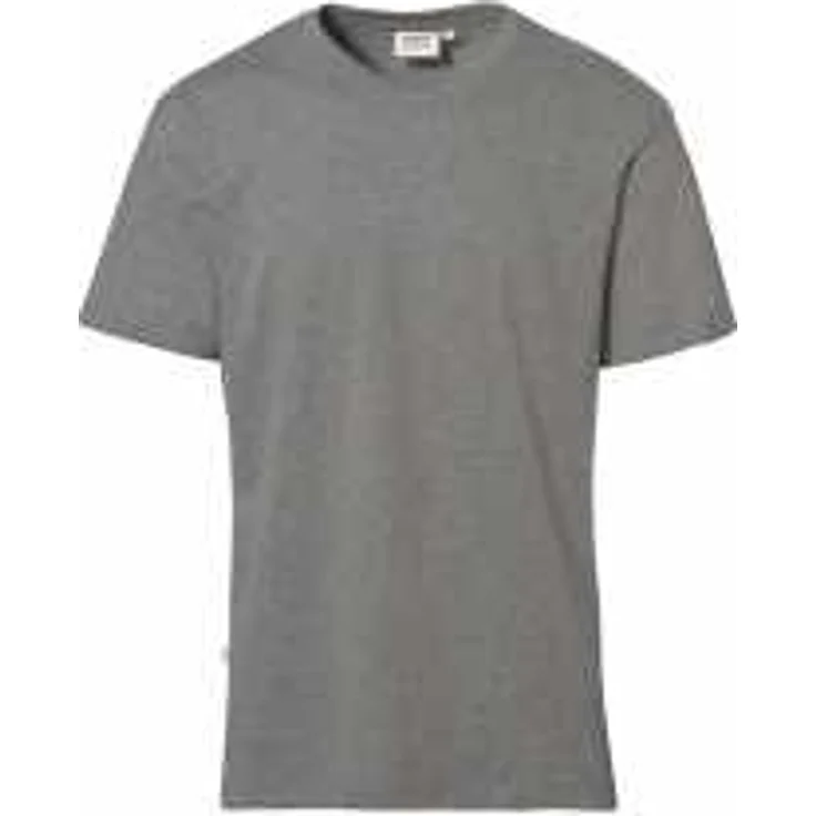 HAKRO T-Shirt Classic 292, grau meliert, M – Bild 2