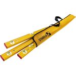 STABILA PRO SET 80 AS, 4-teiliges Wasserwaagen-Set: 120 cm / 60 cm / 30 cm / Tasche, verstärktes Alu-Profil, integrierte Rutsch-Stopper, Made in Germany