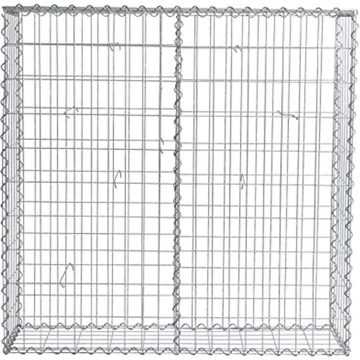 Gabione Steingabionen Steinkorb Gabionen Wand Drahtkorb 100 x 100 x 30 cm – Bild 8