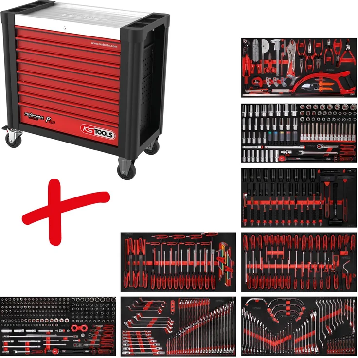 KS Tools Performanceplus Werkstattwagen-Satz P25 – Bild 1