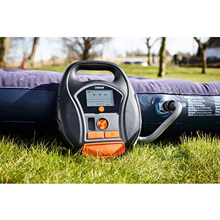 Osram Auto OTIR6000 Kompressor 5.5 bar Automatische Abschaltung, Digitales Display, mit Arbeitslampe, mit Powerbank-Funktion – Bild 4