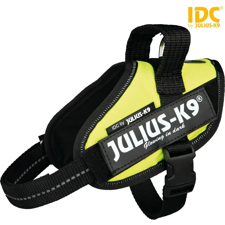 Julius-K9® IDC Powergeschirr Baby & Mini neongelb Mini-Mini (S)