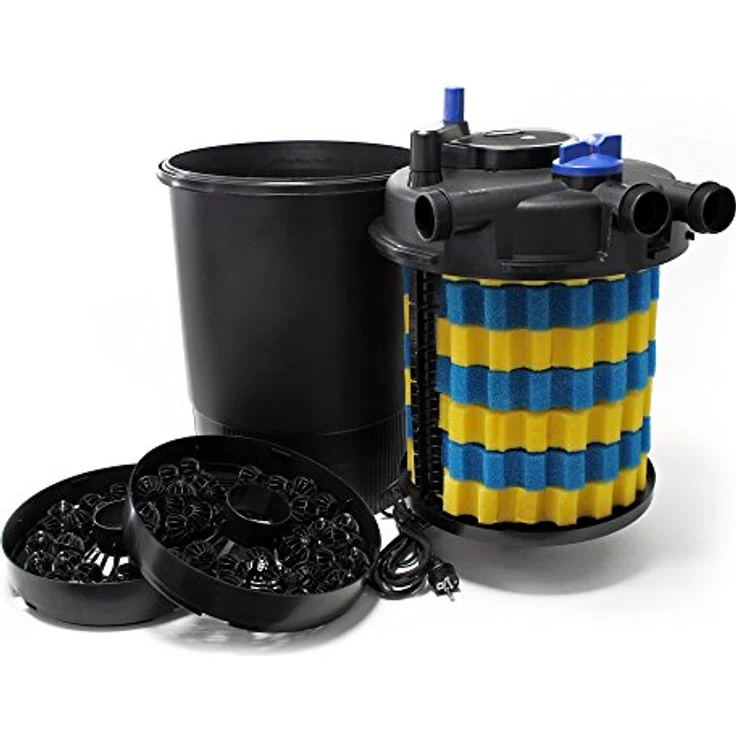 SunSun CPF-30000 Druckteichfilter UVC 55 W 12000 l/h Teich Filter Teichfilter – Bild 2