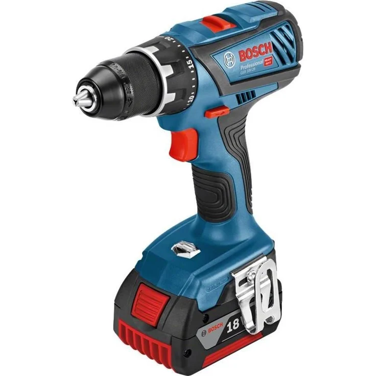 Bosch Professional Akku-Bohrschrauber GSR 18V-28 3.0Ah Li-Ion Koffer, 2. Akku – Bild 4