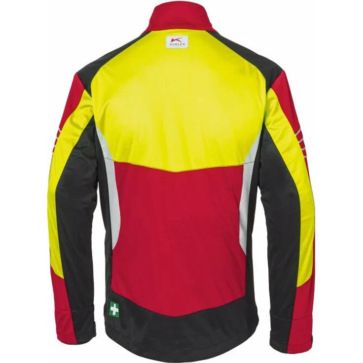 Kübler FOREST Ultrashell Jacke Pro, rot/warngelb, XS 17517227 – Bild 2
