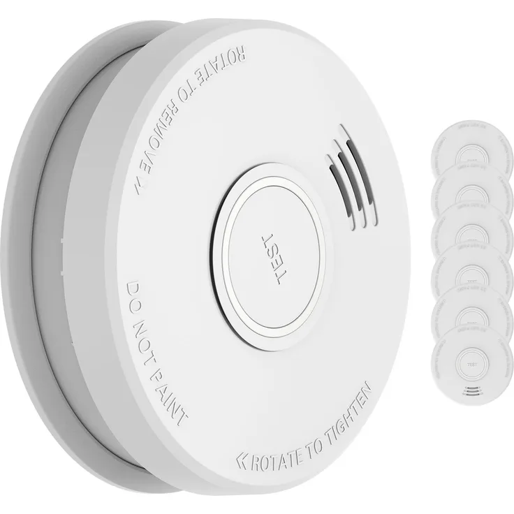 Rauchmelder DOF19 Kunststoff Warnsignal: 85 dB 9V batteriebetrieben Weiß