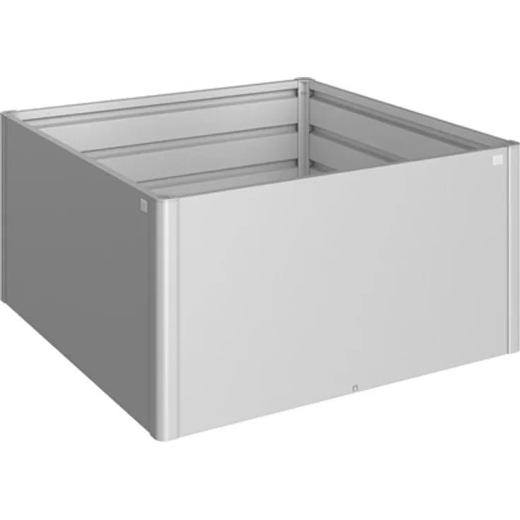 Biohort Hochbeet 1,5x1,5 152 x 152 cm silber, metallic Metall Hochbeet