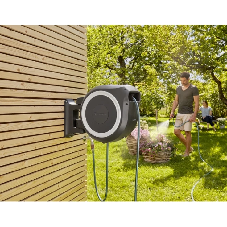 GARDENA Wand-Schlauchbox RollUp XL 18632-20 35 Meter weiß 18632-20 180° schwenkbar frostsicher, UV-beständig – Bild 11