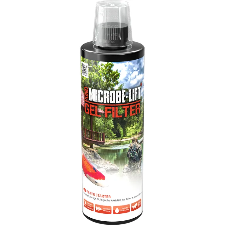 Microbe-Lift 473 ml Filterstarter Gel für Teichfilter Filterstarterbakterien