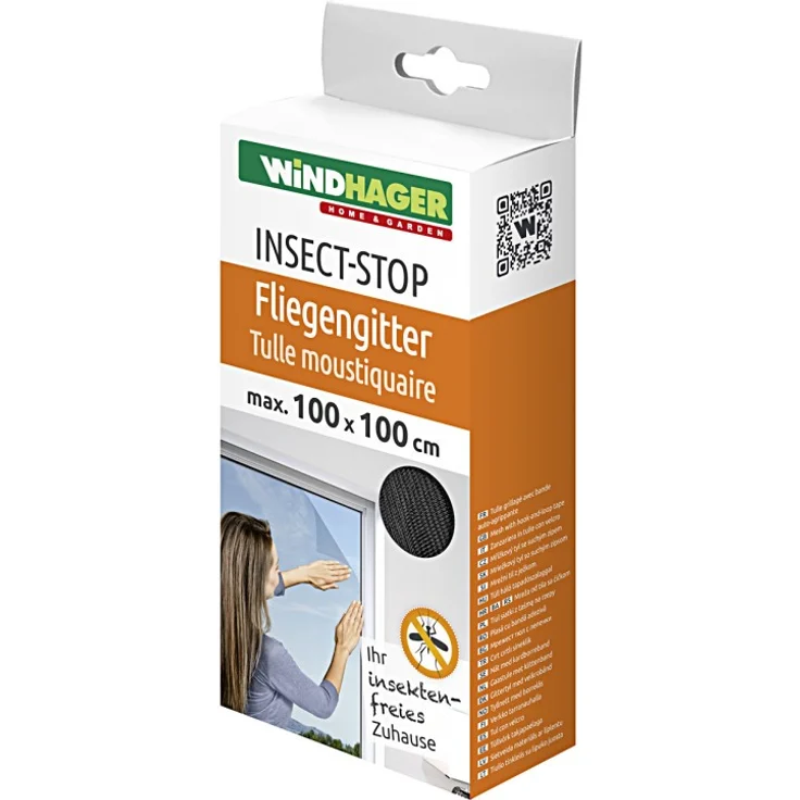 WINDHAGER Fliegengitter 100x130cm anthrazit anthrazit – Bild 3