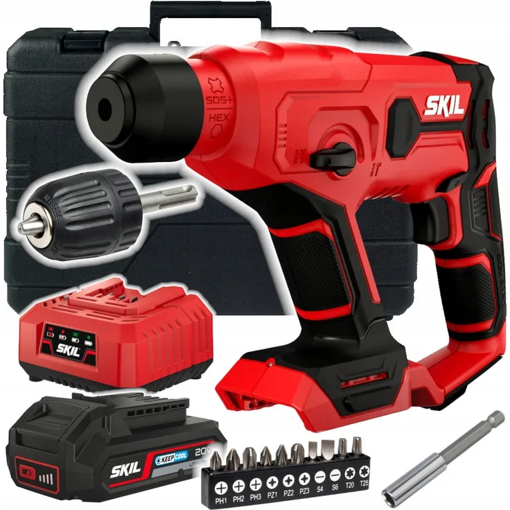 Akku-Bohrhammer Skil 20V 3810 GB SDS-plus 1.0J (1x2.0Ah Koffer)