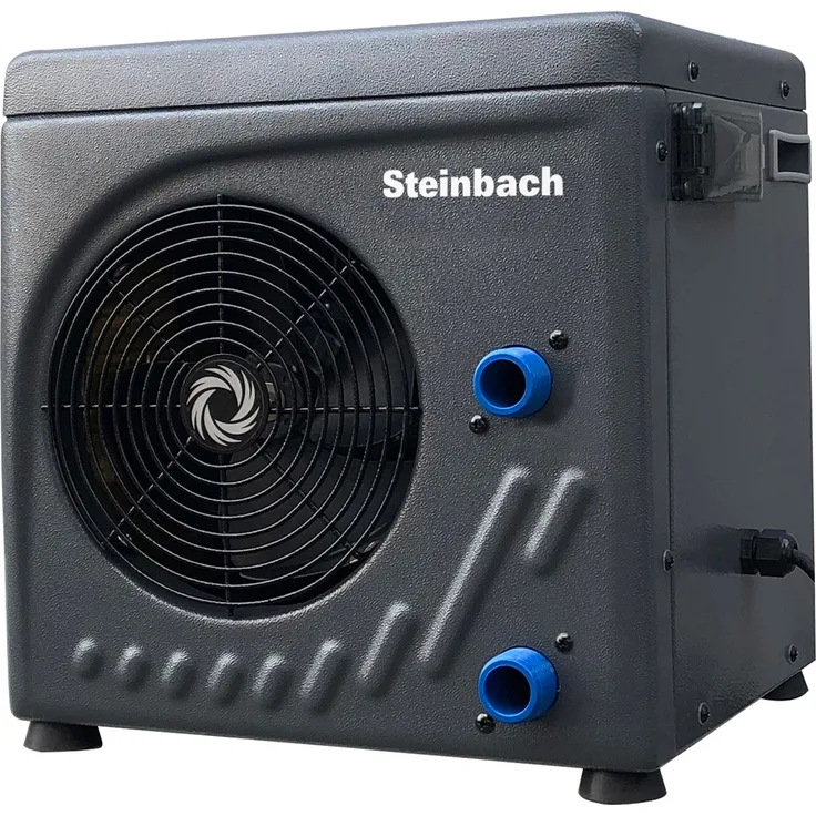 Steinbach Schwimmbad Luft-Wärmepumpe mit Durchflusssensor 3,9 kW Waterpower Mini 32 / 38 mm