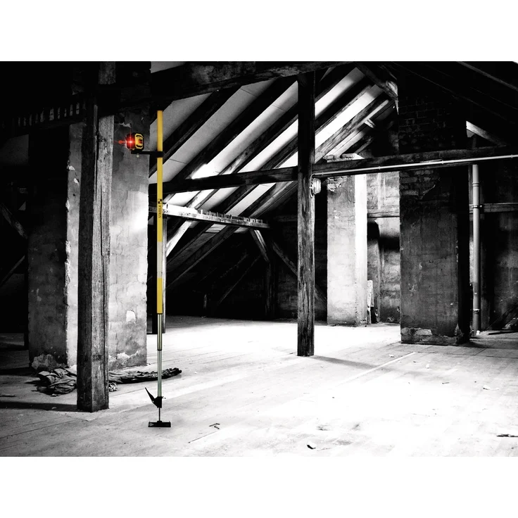 STABILA Laser-Teleskopstütze LT 30, für Laser, Höhe: 20–365 cm, 1/4" und 5/8"-Gewindeschraube – Bild 3