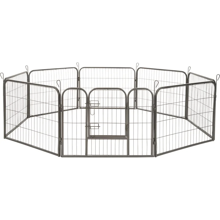 tectake Welpenauslauf 8-eckig - 60 cm