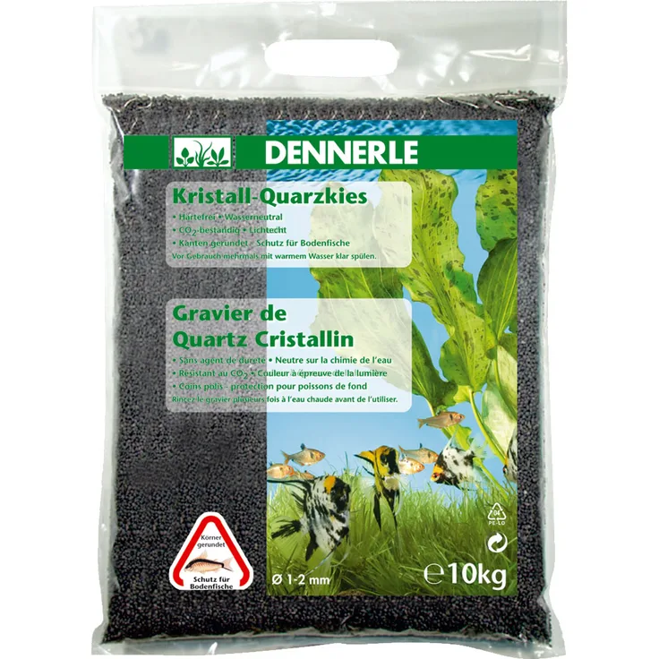 Dennerle Kristall-Quarzkies schiefergrau 10 Kg