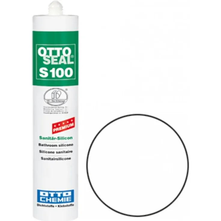 OTTOSEAL  S100 Premium-Sanitär-Silicon 300 ml - Farbauswahl Weiß C01
