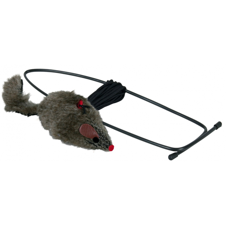 Trixie Plüschmaus für Türrahmen 8 cm 190 cm