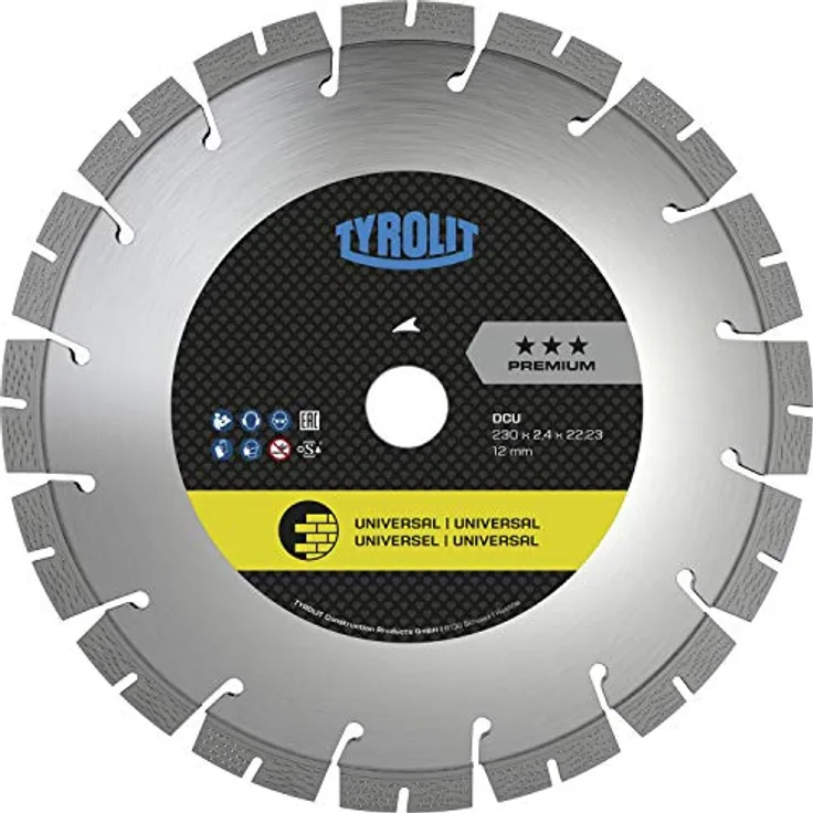Tyrolit C73W U2-5 DIAMANTKREISSAEGE - C73W 125x2,4x22,23 DCUP3