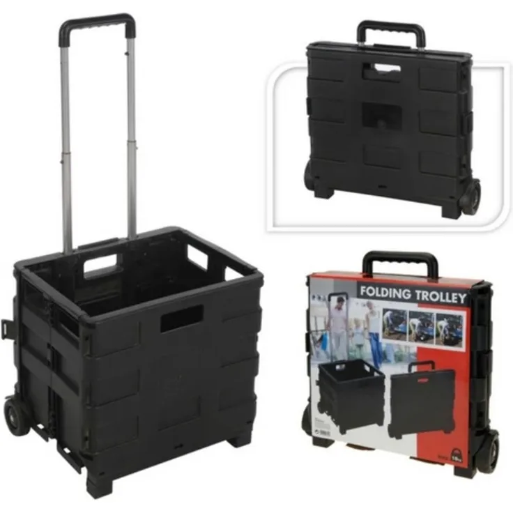 Home&Styling Sackkarre Aluminium mit Klappbox PP