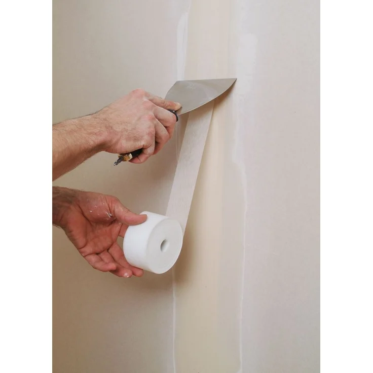 Knauf Glasfaser-Fugendeckstreifen, weiß, 25 m-Rolle – Bild 1