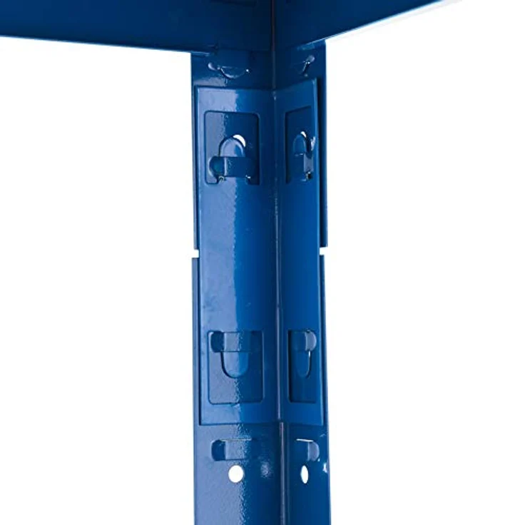 Steckregal Werkstattregal Kellerregal Schwerlastregal Metallregal Lagerregal Blau - 200x120x50cm | 875kg – Bild 8