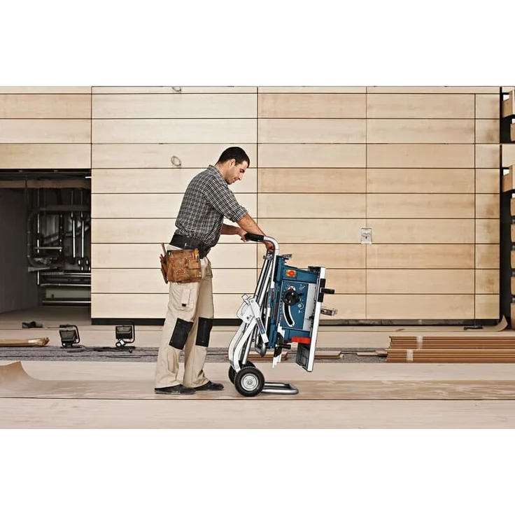 Bosch GTA 60 W Professional Transport- und Arbeitstisch mit praktischen Rädern, 29 kg schwer – Bild 4