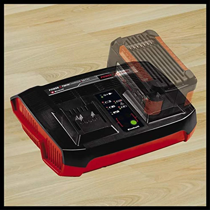 Einhell 18V Doppellladegät Power X-Change PXC Ladegerät Power-X-Twincharger 3 A – Bild 3