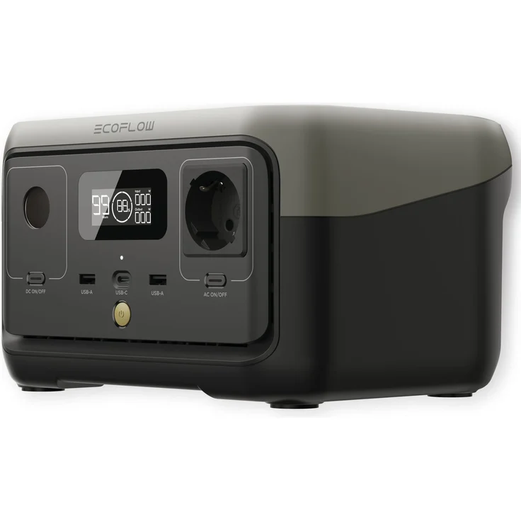 EcoFlow RIVER 2 Power Station Solar Generator Akkukapazität 256 Wh max. Leistung 0,6 kW Dauerleistung 0,3 kW – Bild 3