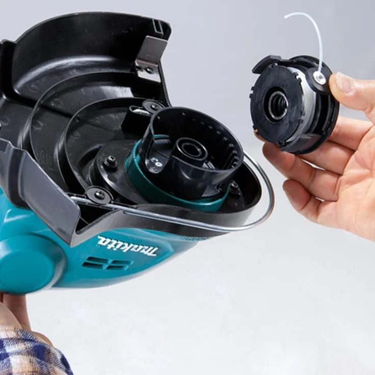 Makita DUR181Z Akku-Rasentrimmer, 18 V, ohne Akku, ohne Ladegerät, Schnittbreite: 26 cm, 1,6 mm Fadestärke, Tipp-Automatik – Bild 3