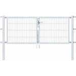 Alberts Doppeltor Flexo mit Zubehör | feuerverzinkt | Breite 200 cm | Höhe 80 cm 
(647810)