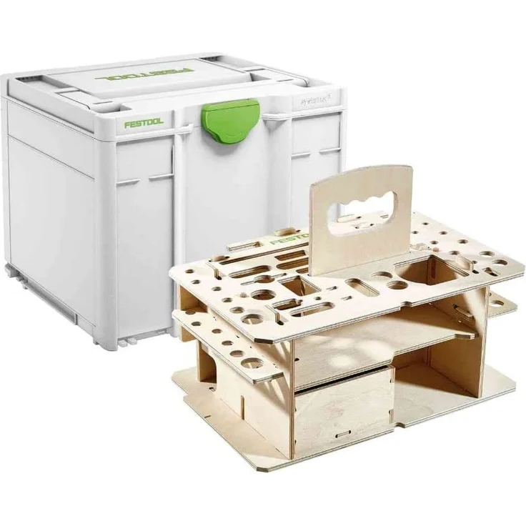 Festool Systainer SYS3 HWZ M 337 Box Werkzeugkoffer mit Holzeinsatz ( 205518 ) Nachfolger von 497658 – Bild 3