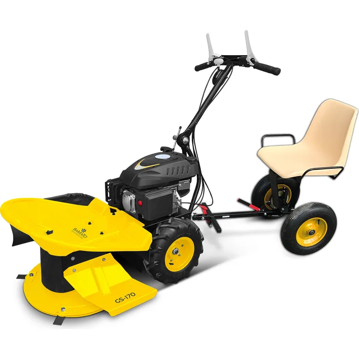 BAMATO Hochgrasmäher / Kreiselmäher GS-170 mit fahrbarem Sitz