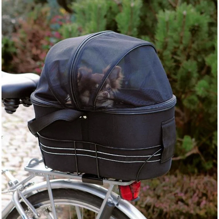 Trixie Fahrradtasche 29x42x48 cm schwarz – Bild 1