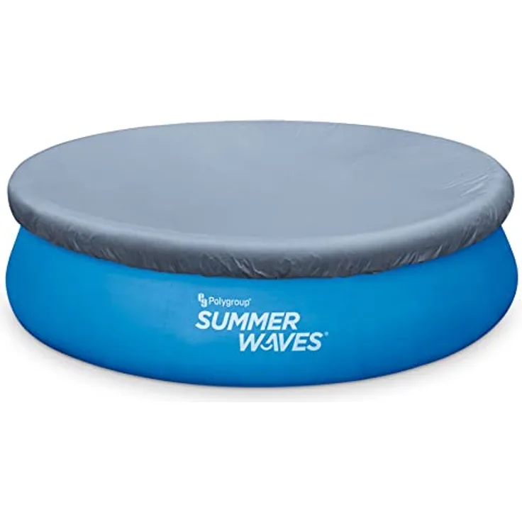 Summer Waves Pool Cover Abdeckplane rund 305 cm Poolplane Quick Up Pools