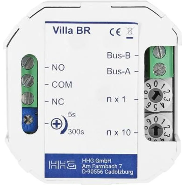 HHG Villa BR Dørtelefon-tilbehør Bus-tilslutningsmodul Hvid