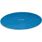 Intex Solarabdeckplane für Easy und Frame Pool 366 cm Stärke 120 Mikron, Fertigungsmaß: Circa 348 cm, 28012, Blau