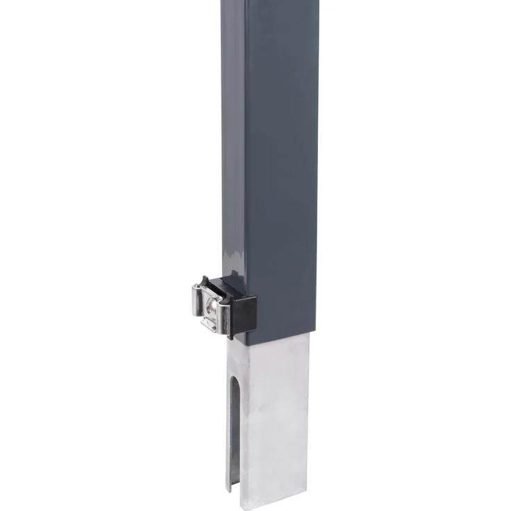 Alberts Zaunerhöhung Erhard | zur einfachen Erhöhung eines vorhandenen Doppelstabmattenzaunes | anthrazit | Höhe 800 mm | für Pfosten 60 x 40 mm 
(672706) – Bild 1