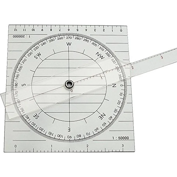 Ecobra Vollkreiswinkelmesser 360 Grad Kunststoff transparent