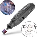 STAHLWERK Akku Mehrzweckschleifer AMF-80 ST 5.000-25.000 U-min 2.000 mAh Multifunktionswerkzeug - Drehwerkzeug - Schleifgerät - Minischleifer mit 53-teiligem Zubehör und USB-Ladekabel - Preisvergleich